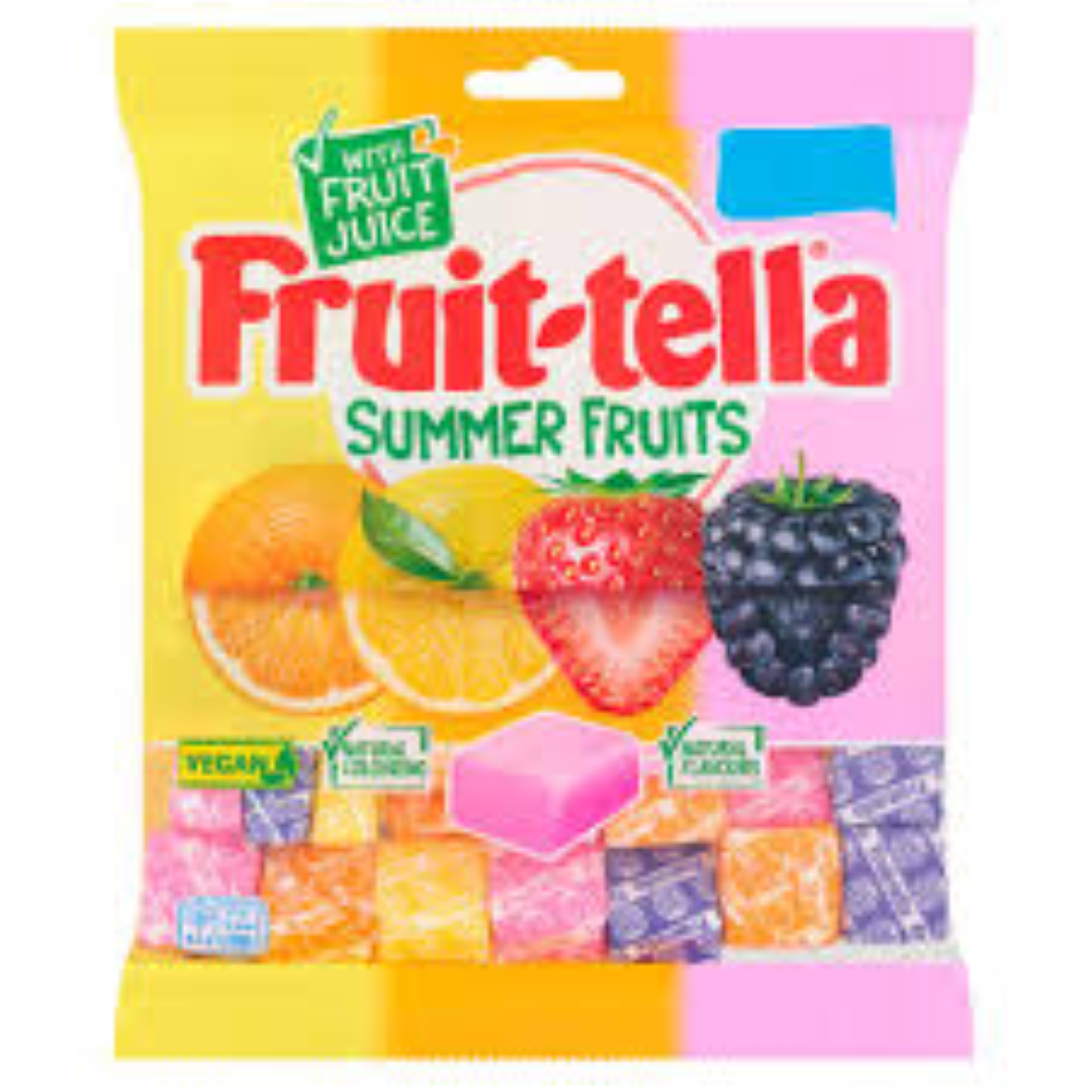 PERFETTI FRUIT-TELLA SUMMER FRUITS 135G